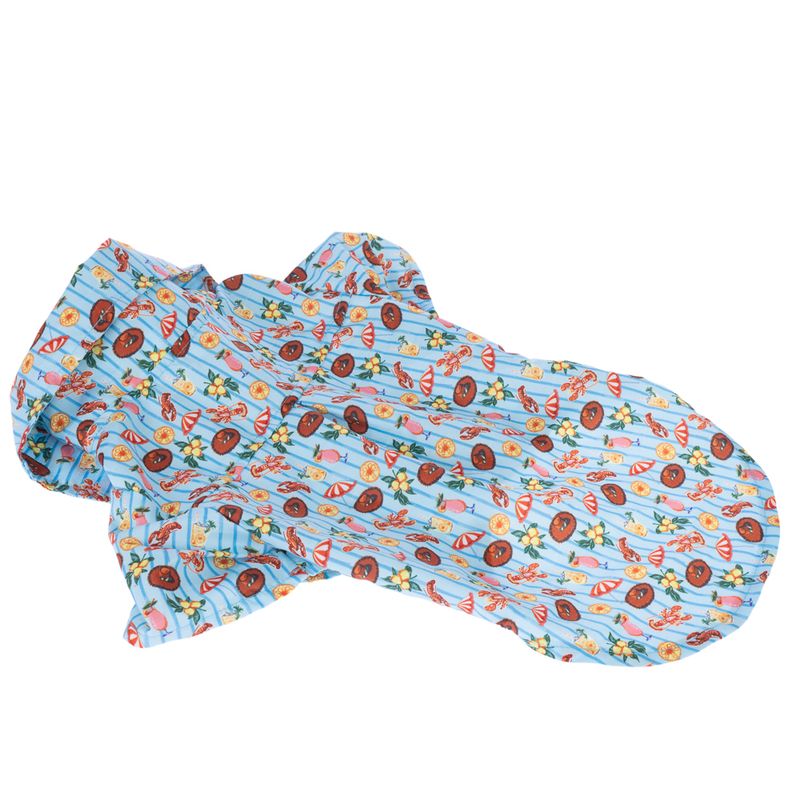 TIAKI Hawaiian Shirt for Dogs approx. 35cm Back Length