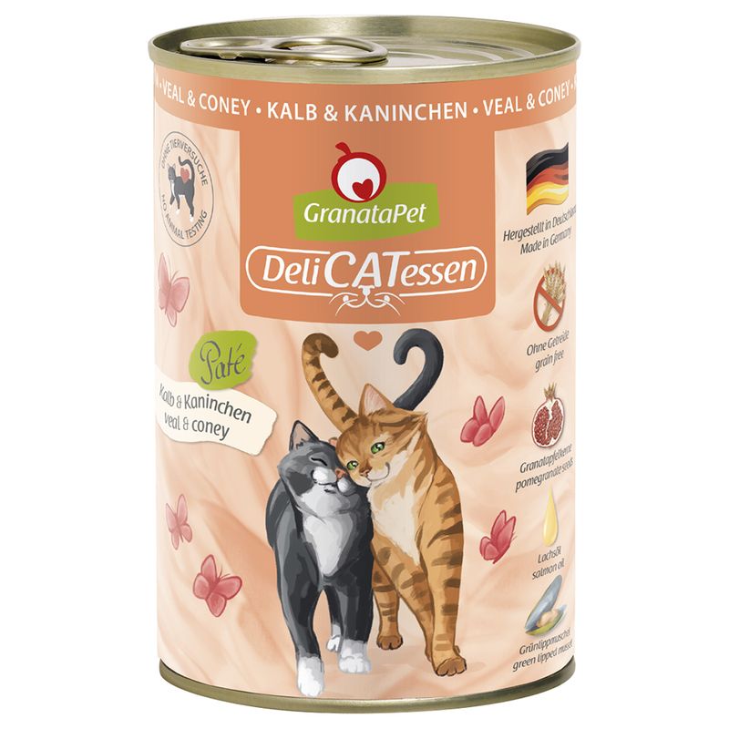 GranataPet DeliCatessen 24 x 400 g tasting pack Game & tuna