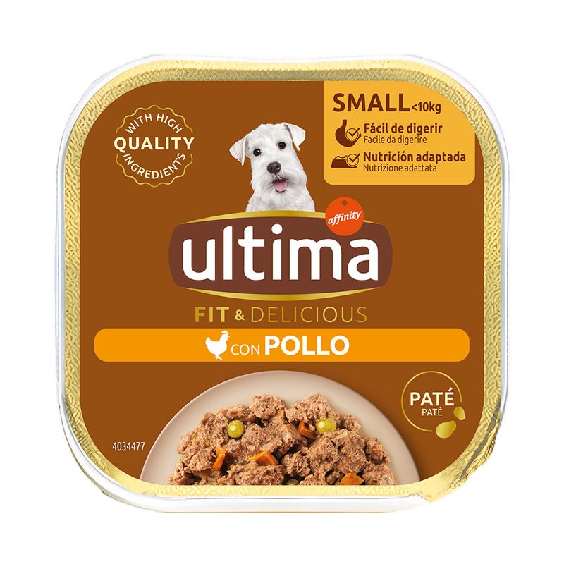 Ultima Fit & Delicious Paté Mini Dog 22 x 150g Salmon