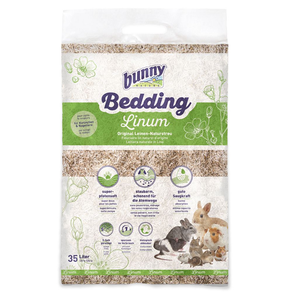 Bunny Bed Linum Natural Linen Bedding 35 litre