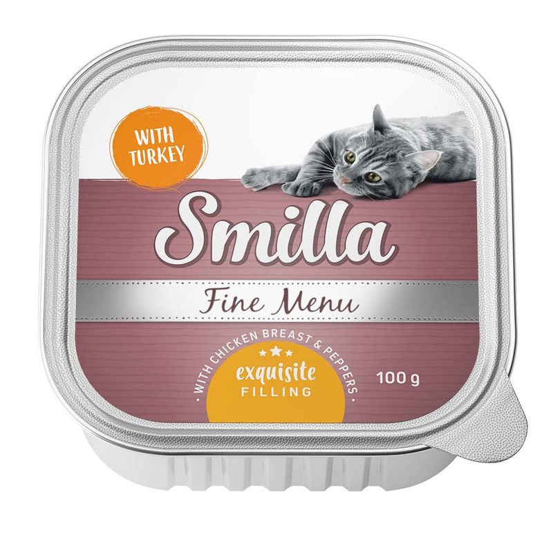 Smilla Fine Menu Exquisite Filling Saver Pack: 24 x 100g Beef with Chicken Breast & Peppers