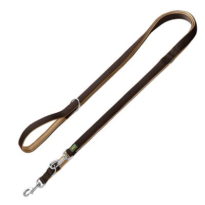 HUNTER Neoprene Lead - Brown/Caramel 200cm long, 15mm wide