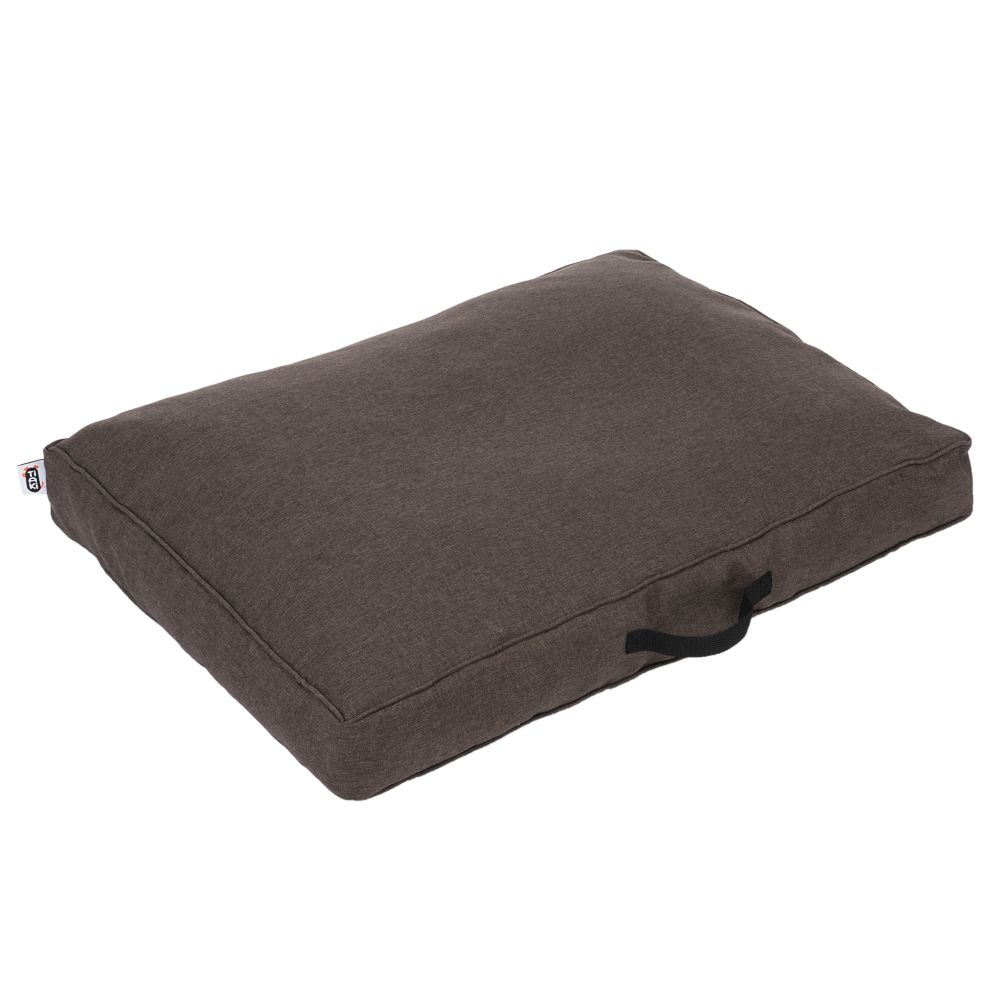 TIAKI Dog Mattress Memory Foam, brown S: L 80 x W 60 x H 17 cm