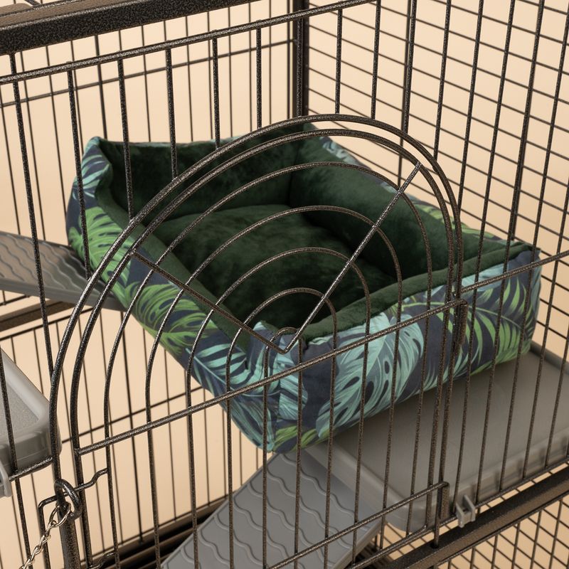 TIAKI Jungle Collection Cuddle Bed for Small Pets 35 x 28 x 12 cm (L x W x H)