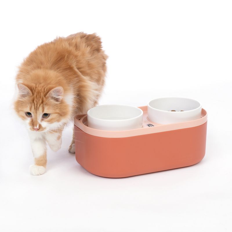 TIAKI Double Bowl with Food Container 2 x 420ml