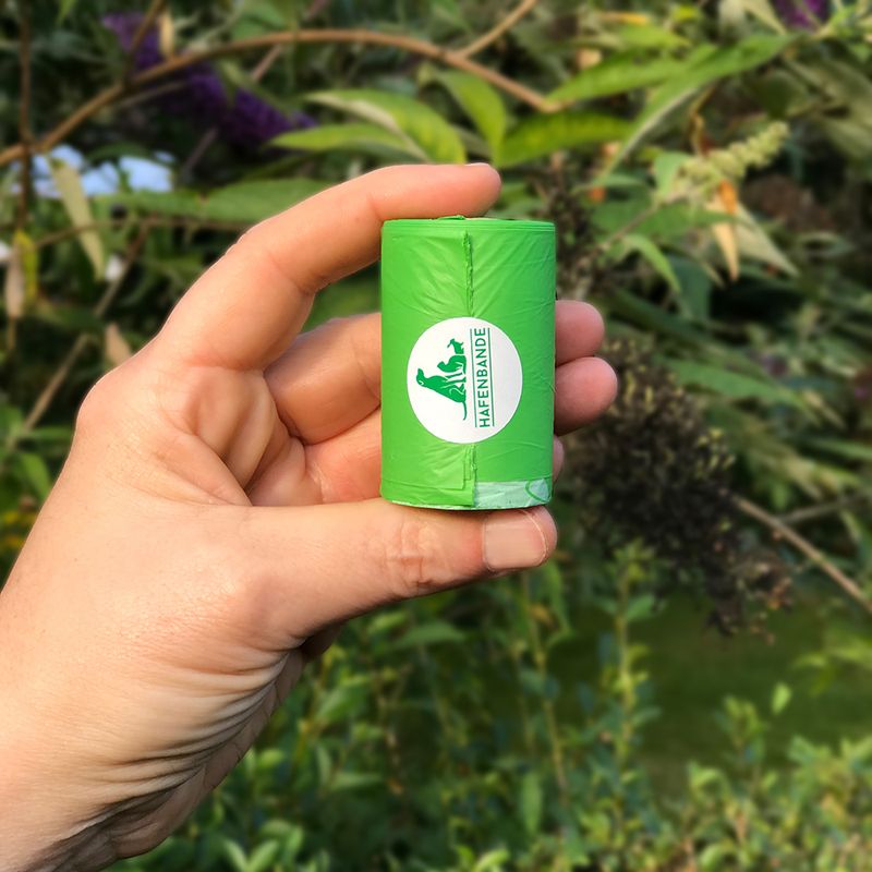 HAFENBANDE Compostable Poop Bags 8 Rolls of 15 Bags