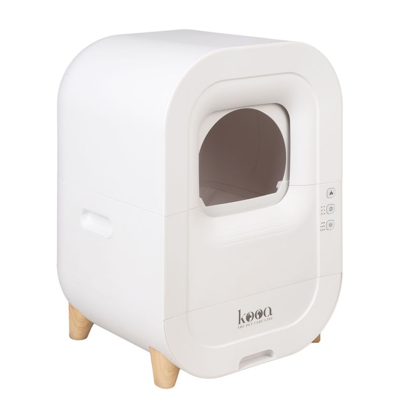 kooa Automatic Litter Box White