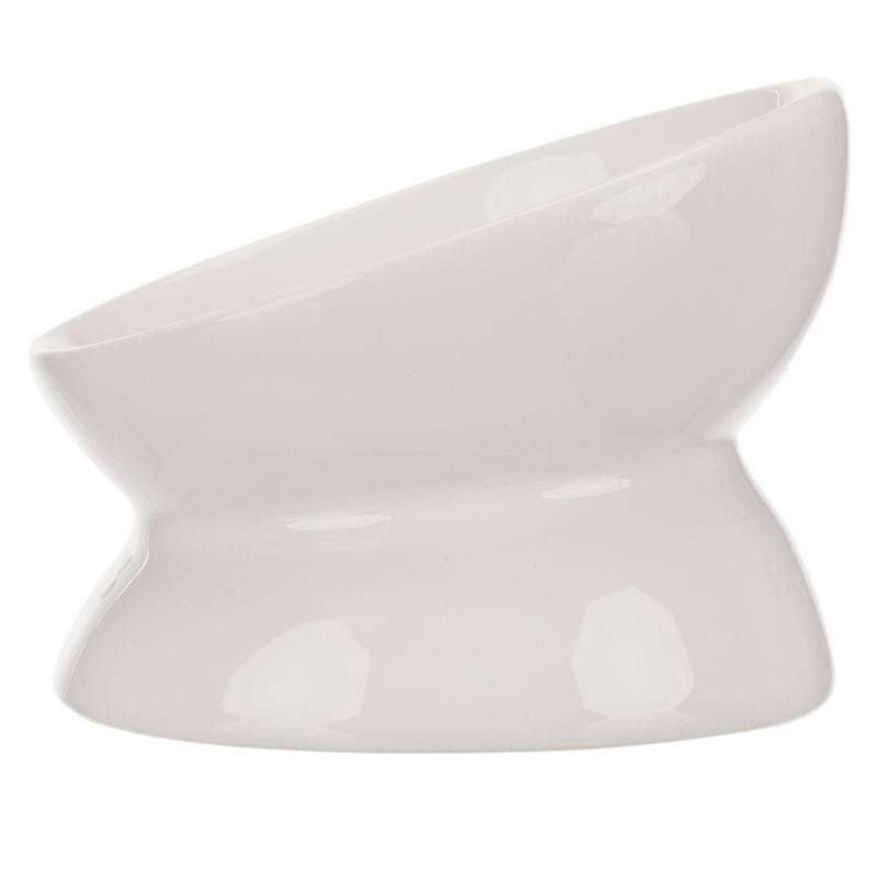 Trixie Tilted Ceramic Bowl 150ml, 13cm diameter