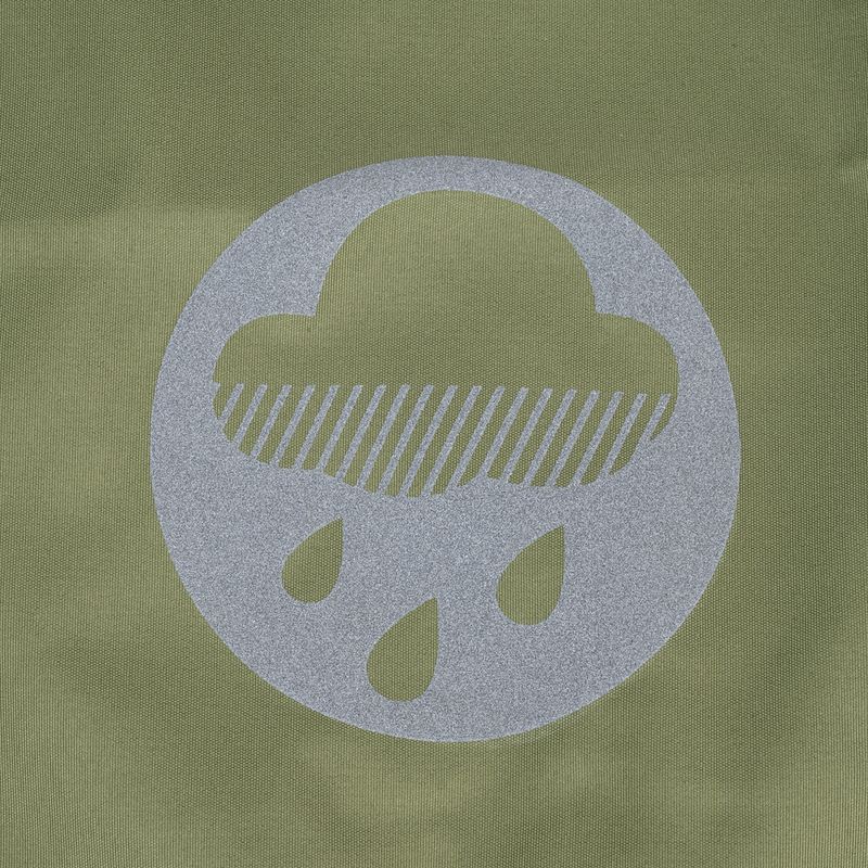 TIAKI Dog Raincoat - Olive approx. 40cm (Back Length)