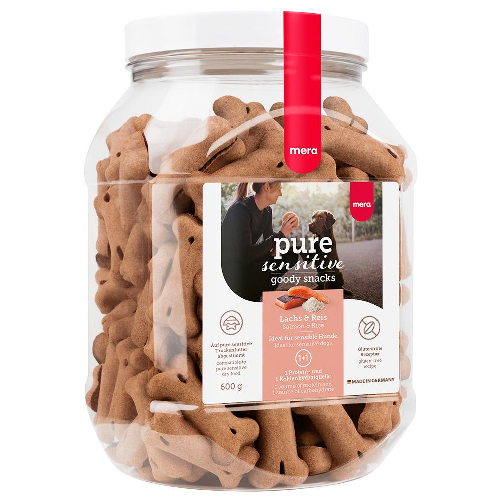 mera pure sensitive Goody Snacks 600g Salmon & Rice