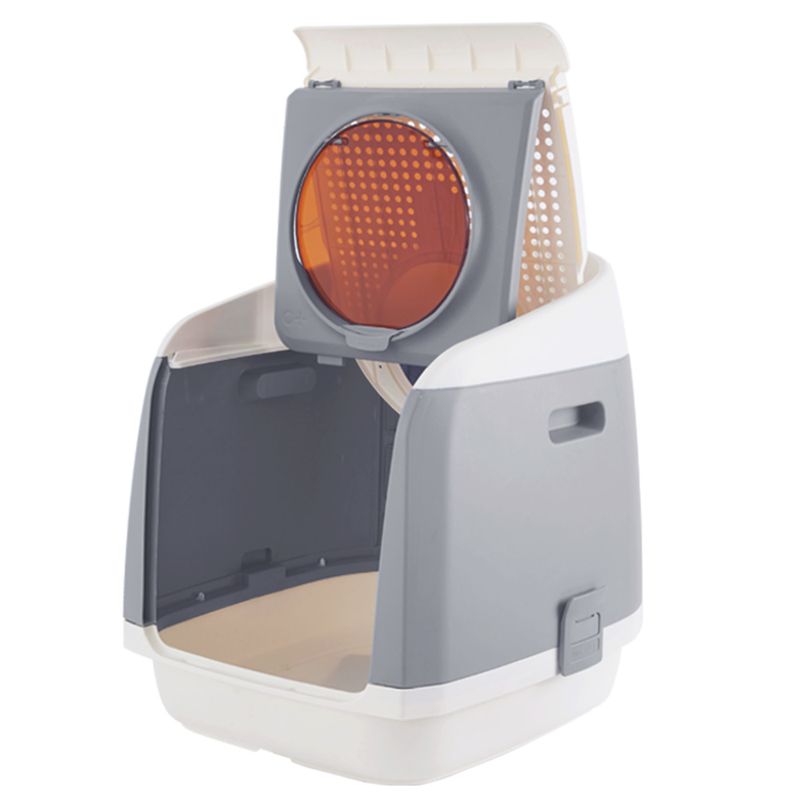 Schulze Cat Residence Litter Tray Grey