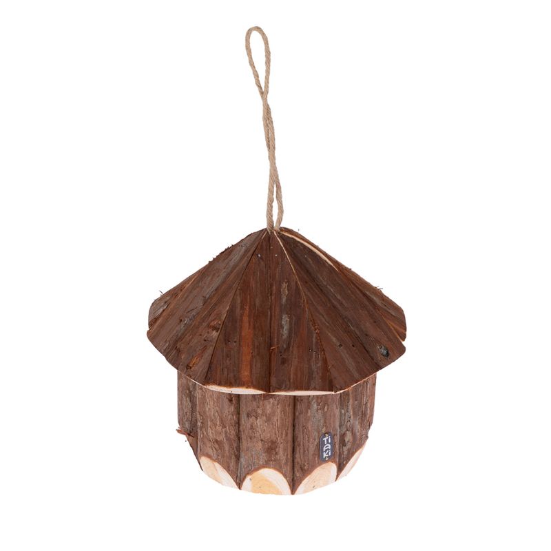 TIAKI Log Cabin Nesting Box approx. 20 x 20cm (diameter x H)