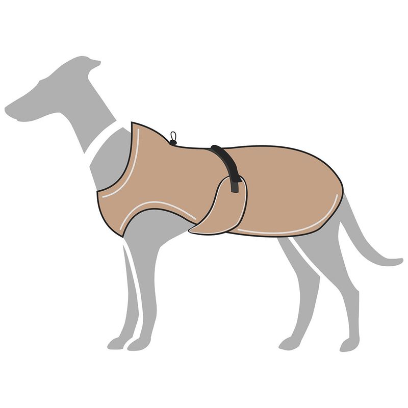 HUNTER Uppsala Dog Coat approx. 40cm Back Length