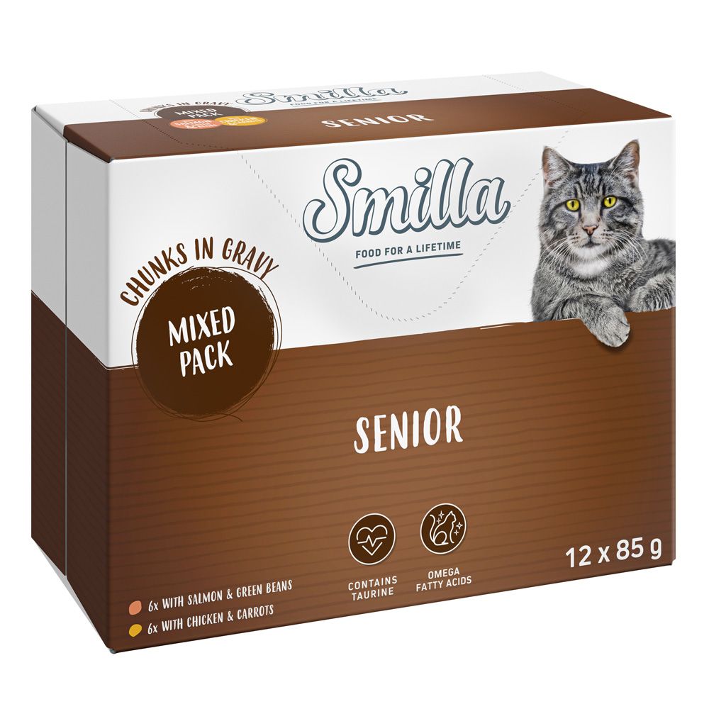 Smilla Senior Chunks in Gravy Chicken & Carrots (12 x 85g)