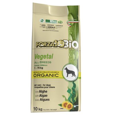 Forza10 Bio All Breeds Vegetal with Seaweed Croquettes for Dogs 10 kg