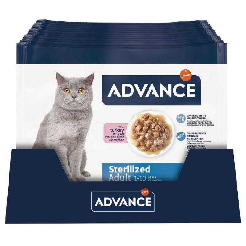 Advance Feline Sterilised Turkey 12 x 85g