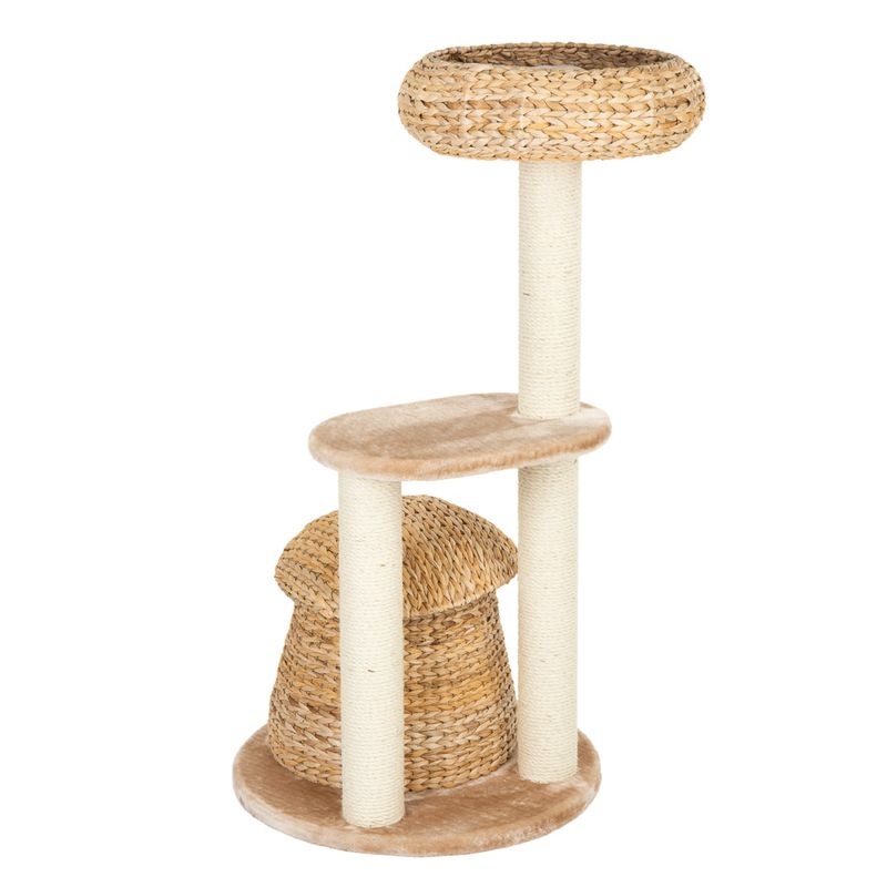 Banana Leaf Bali Cat Tree Beige