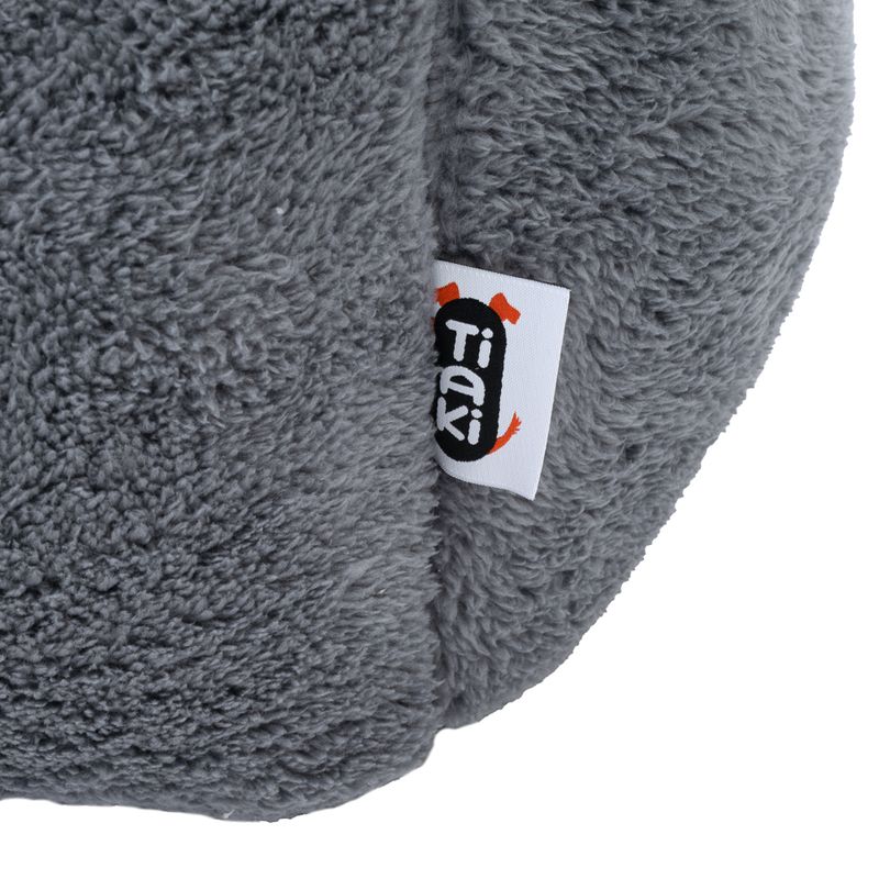 TIAKI Lazy Bear Dog Bed – Dark Grey Size M: 70 x 55 x 20cm (L x W x H)