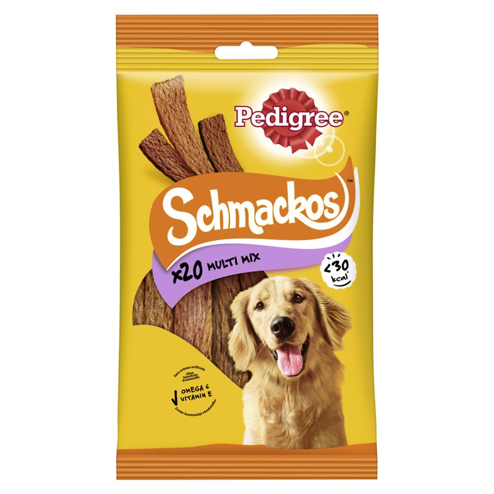 Pedigree Schmackos Multi 3 Flavour (20 Snacks)