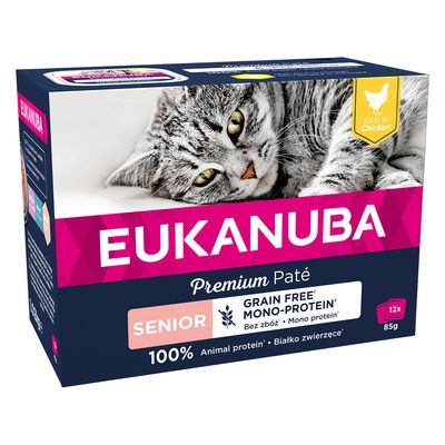 Eukanuba Grain Free Senior - Chicken 12 x 85g