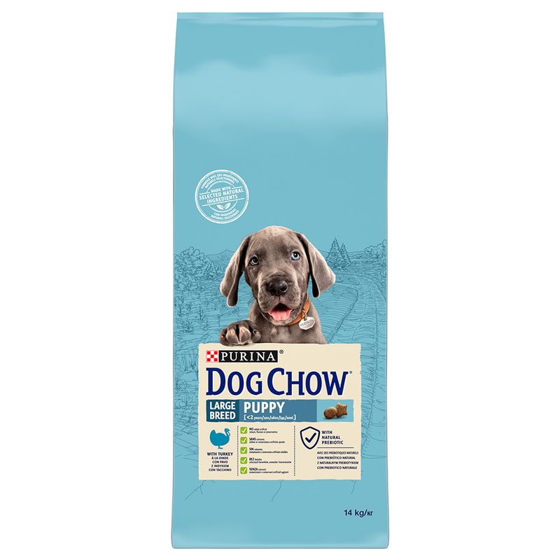 PURINA Dog Chow Puppy Large Breed Turkey 14kg