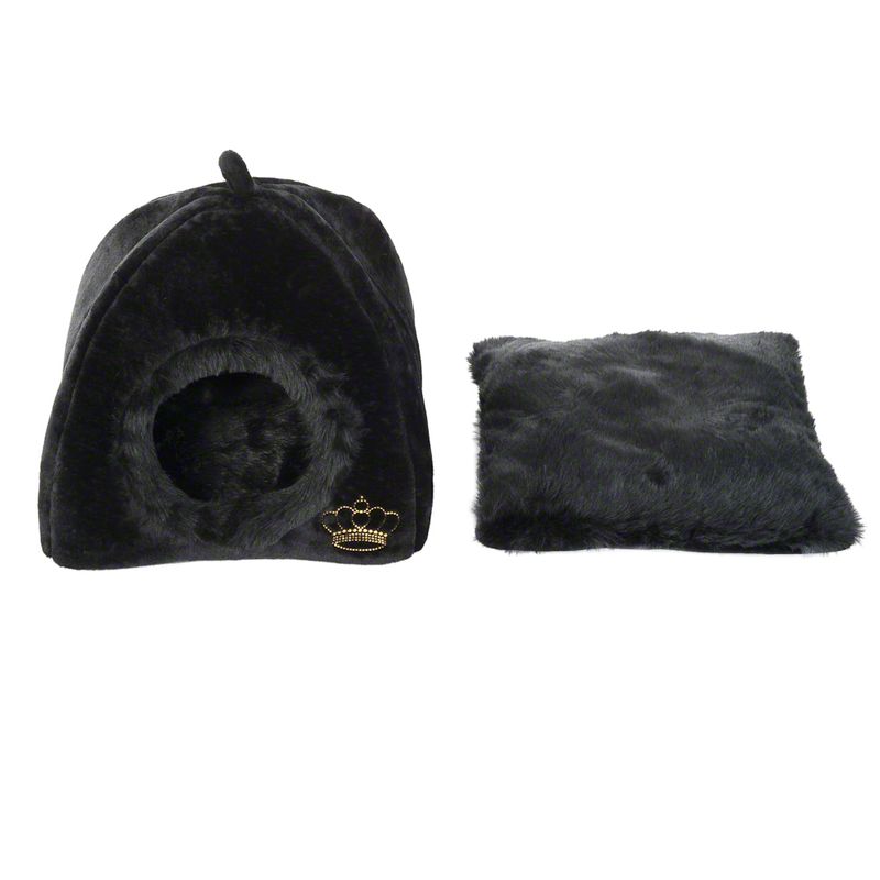 Royal Pet Black Cat Den 45 x 45 x 45 cm (L x W x H)