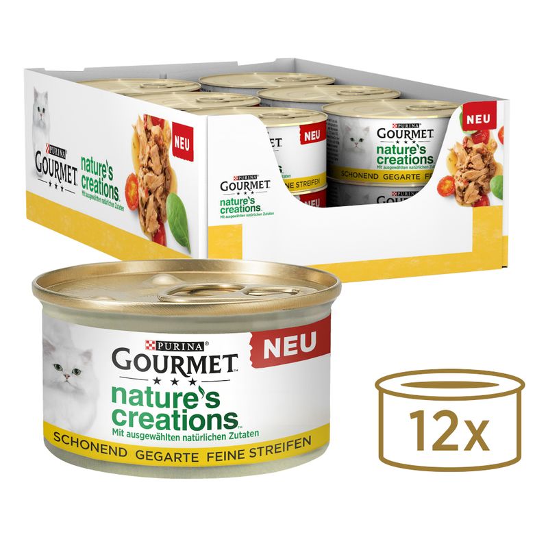 Gourmet Nature’s Creations 12 x 85g Chicken with Spinach & Tomato