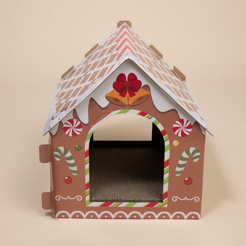 TIAKI Gingerbread House for Cats 37 x 36 x 40.5 cm (L x W x H)