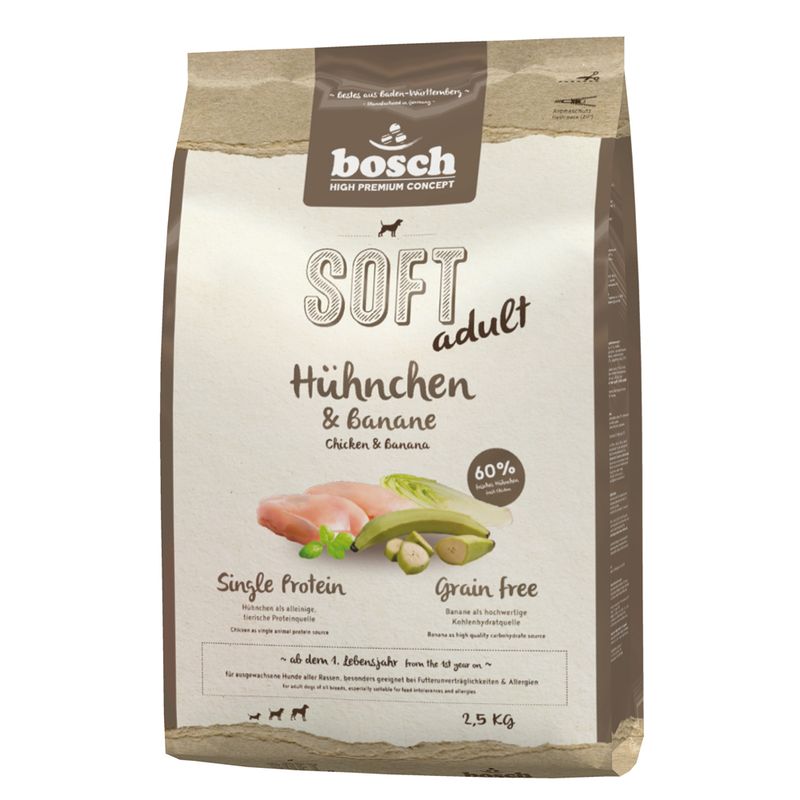 bosch Soft Chicken & Banana HPC Dry Dog Food 2.5kg