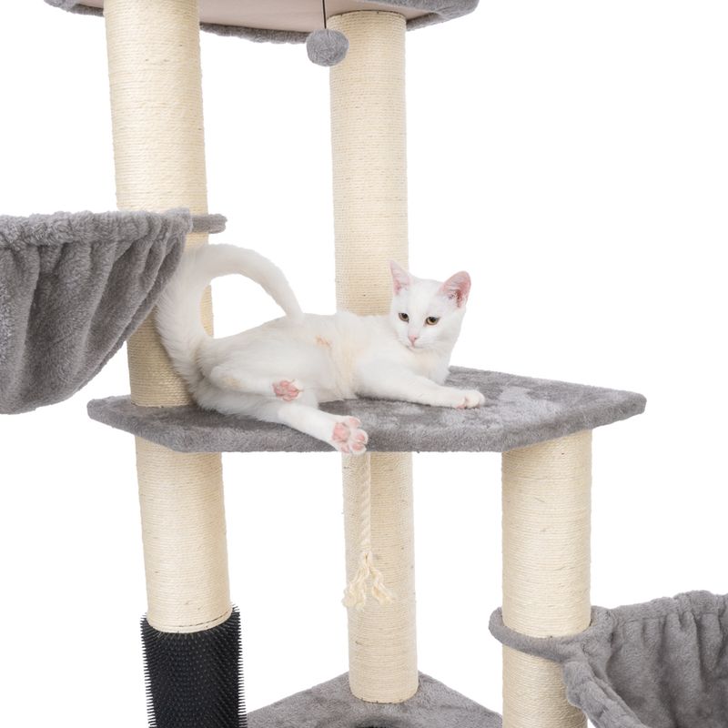 zooplus Basics XXL Scratching Tree Grey