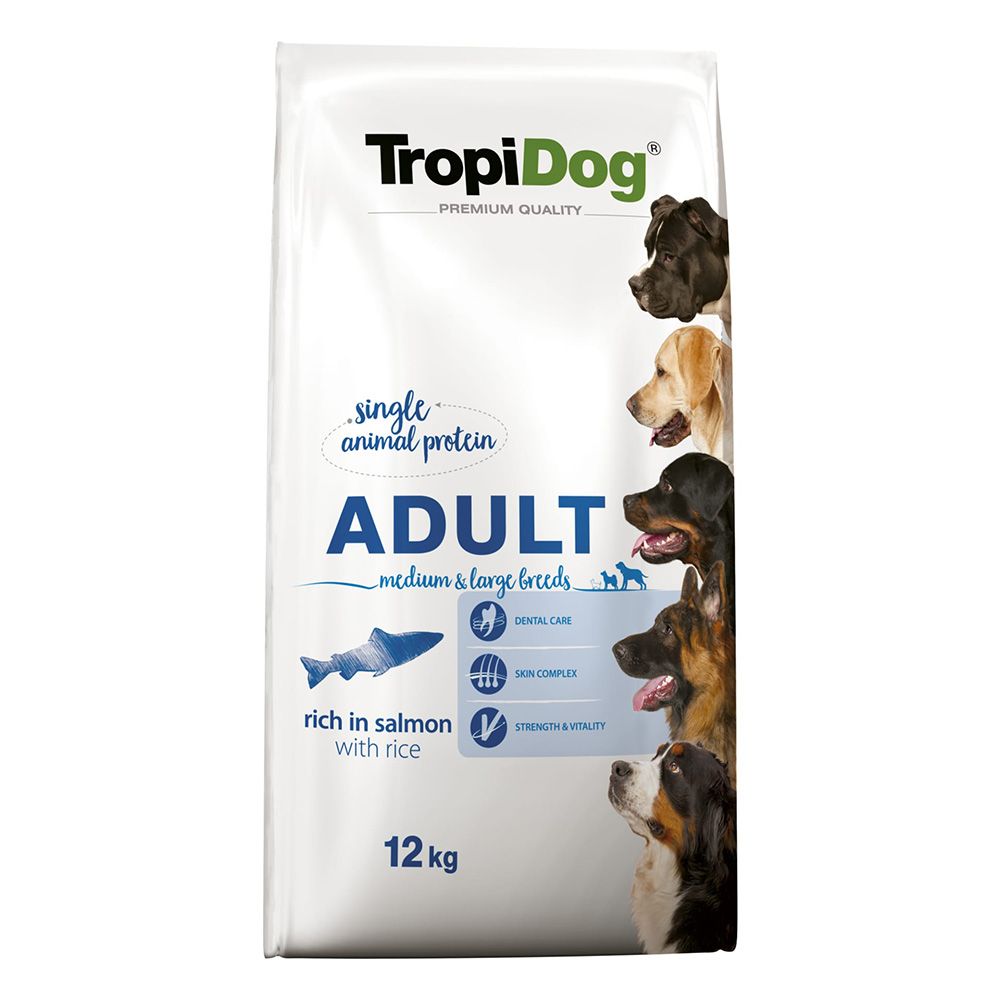 Tropidog Premium Adult Medium & Large Salmon 12kg