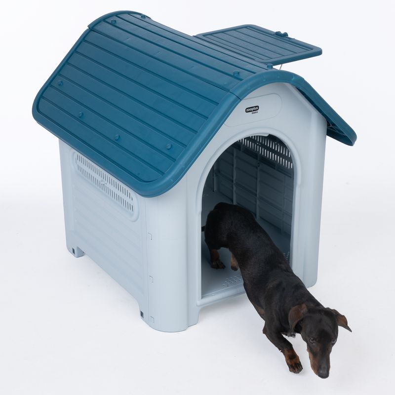 zooplus Basics Plastic Dog Kennel 87 x 72 x 75 cm (L x W x H)