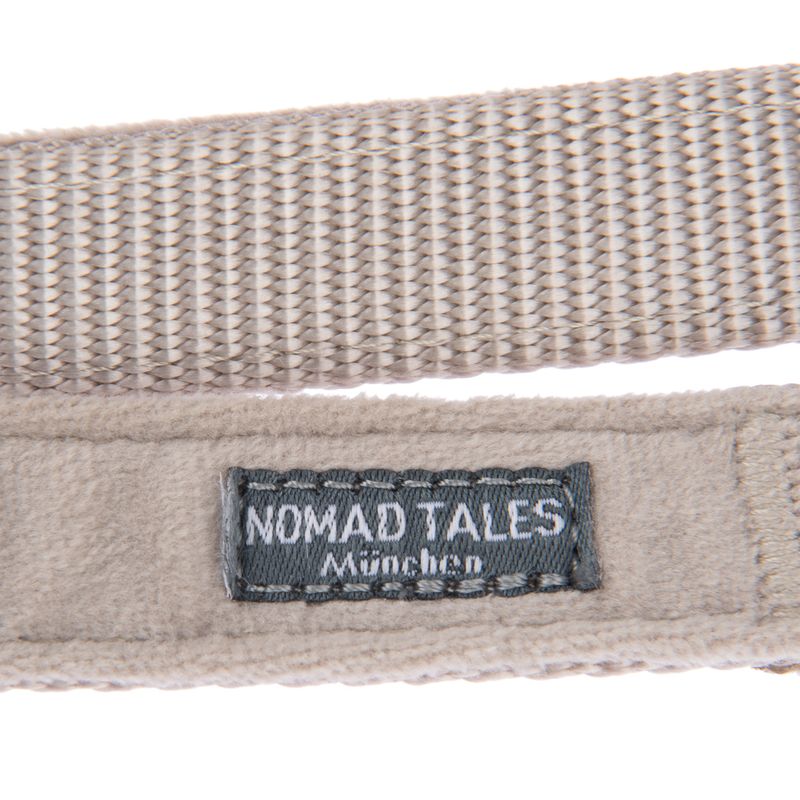 Nomad Tales Blush Dog Leash, taupe 120 cm long, 15 mm wide