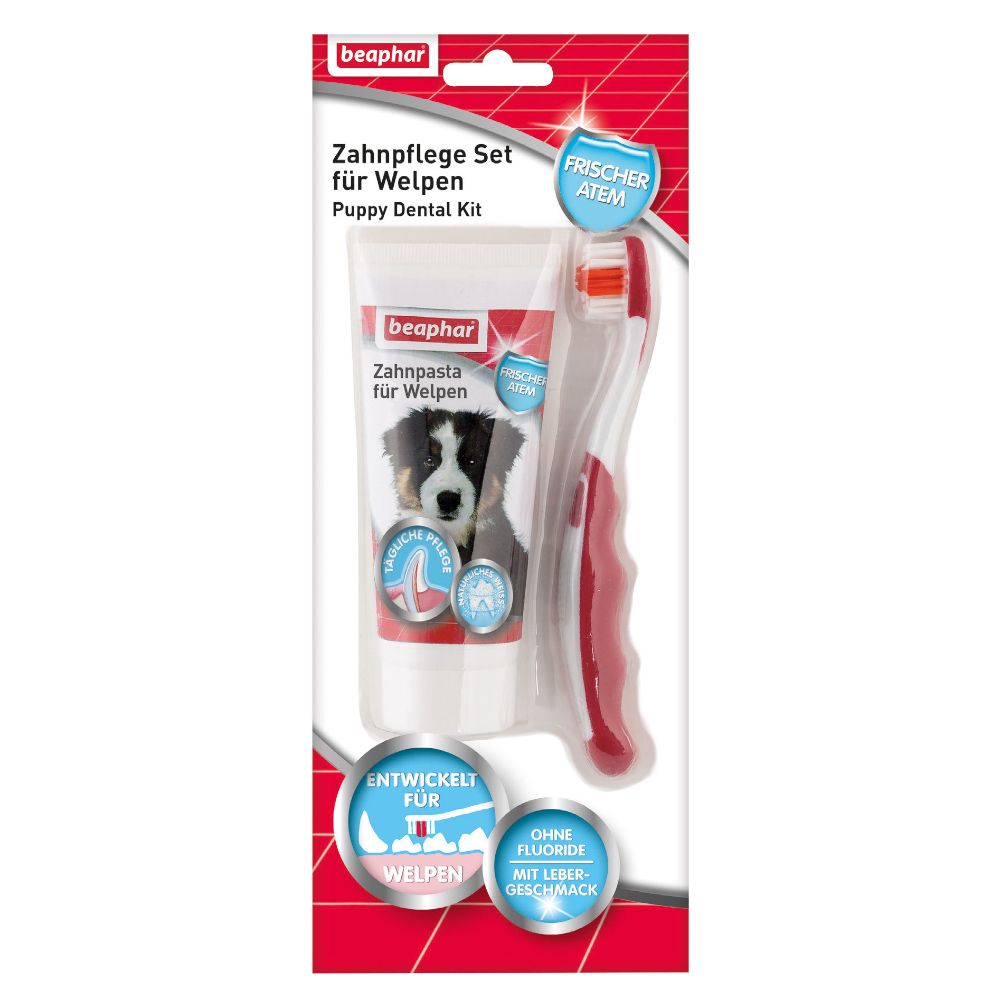 Beaphar dental hygiene set for puppies 1 piece