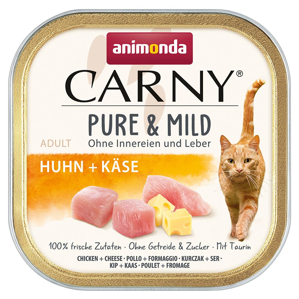 animonda Carny Adult Pure & Mild 32 x 100g Chicken & Catnip