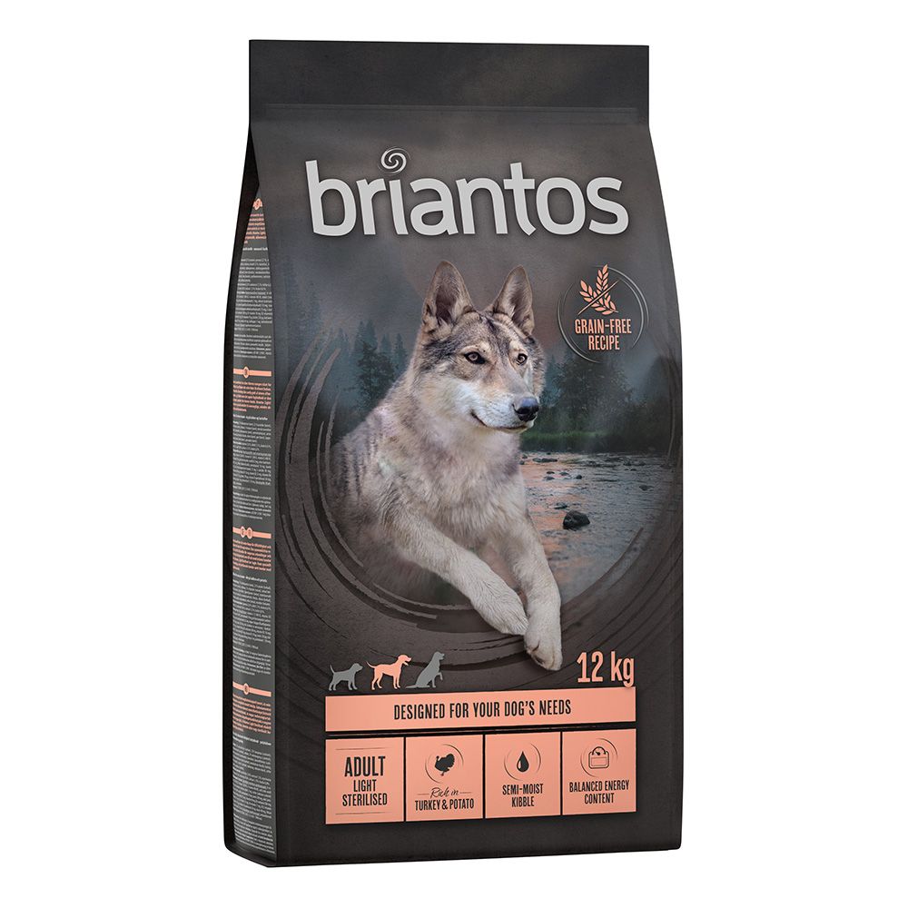 Briantos Adult Light/Sterilised Grain-Free Turkey & Potato 1kg