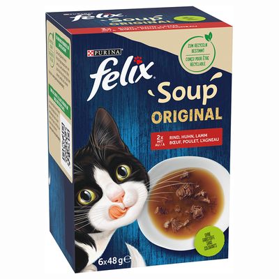 Felix Soup 6 x 48g Farm Selection