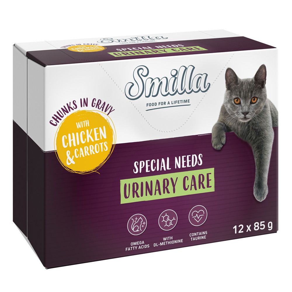 Smilla Special Needs Urinary Care Chunks in Gravy with Chicken & Carrots 12 x 85g
