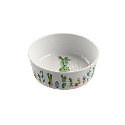 Here Sparky Cactus Dog Bowl Size M: 945ml, 17cm (diameter)