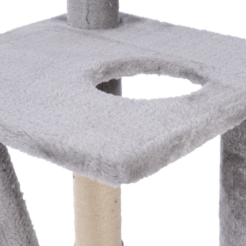 zooplus Basics Scratching Tree - Small Grey