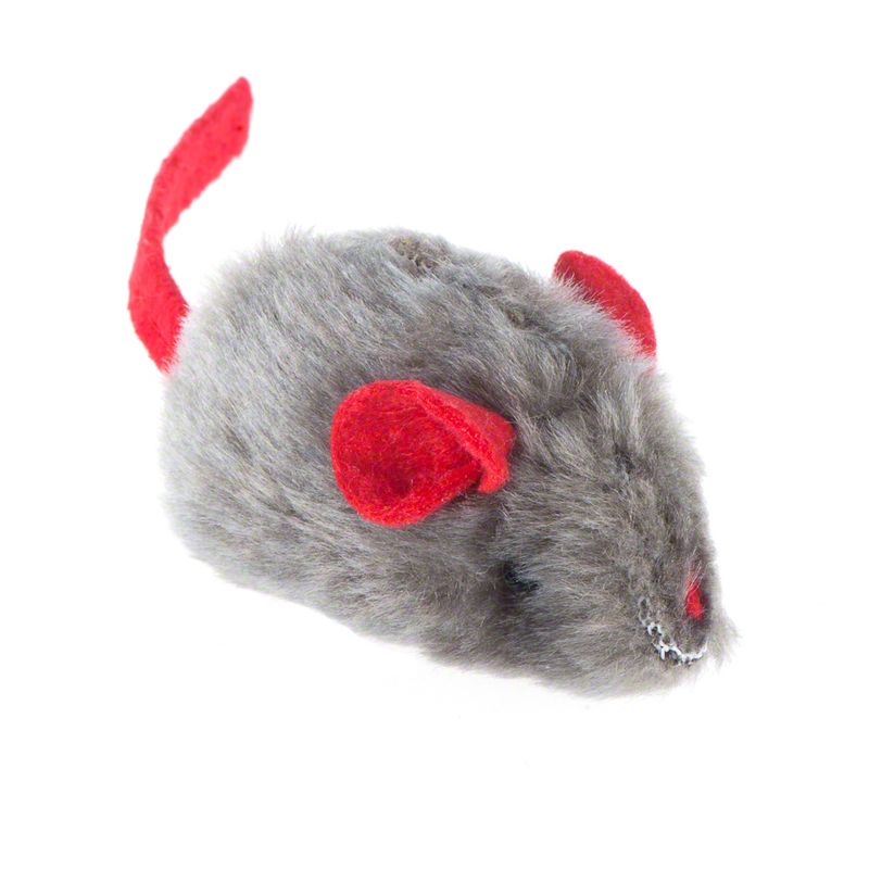 Toy Mouse with Microchip Squeak and Catnip 1 Mouse