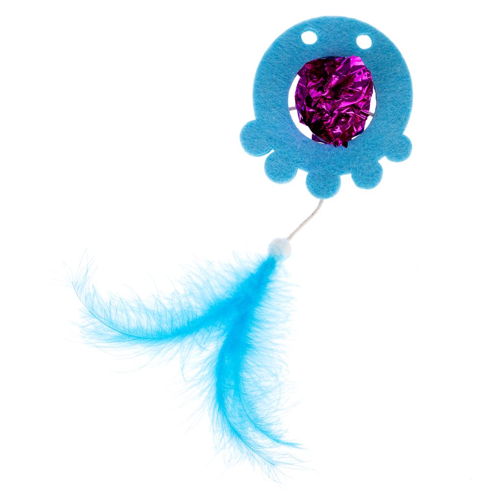 TIAKI cat toy octopus with feather 1 Toy