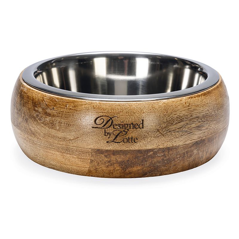 Designed by Lotte Mandira Wooden & Stainless Steel Bowl 350ml