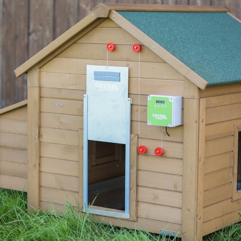 Kerbl Hobbyfarming Automatic Sliding Door for Chicken Coops 40 x 43cm (W x H)