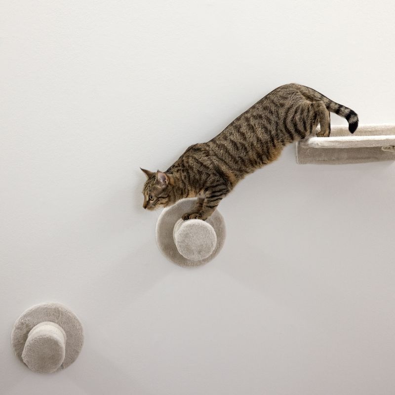 Kerbl Pet Climbing Wall Matterhorn for Cats - Beige Beige - 6-piece Set