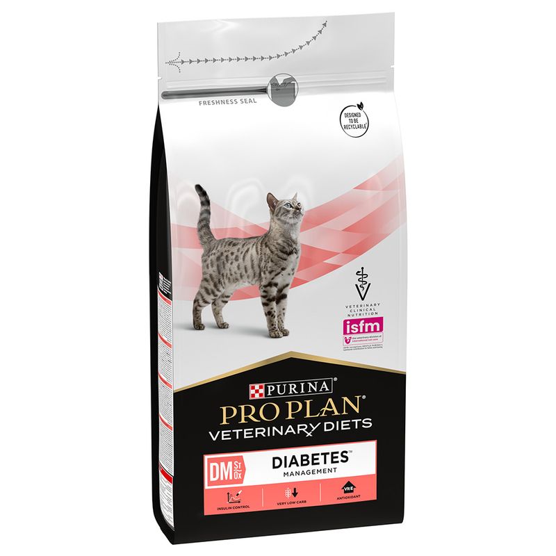 PURINA PRO PLAN Veterinary Diets Feline DM ST/OX - Diabetes Management 1.5kg