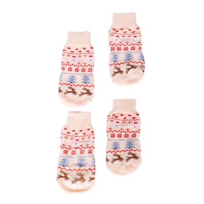 TIAKI Pet & Parent Socks with Nordic Winter Pattern For Humans - One Size (36 - 41 / 1 Pair)