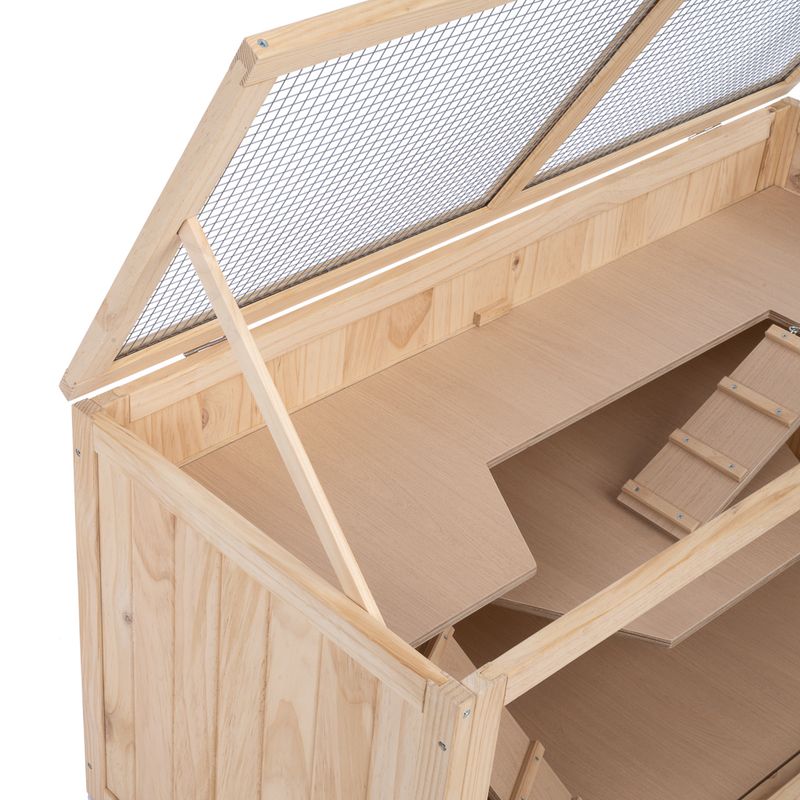 TIAKI Wooden Hamster Cage XL 115 x 50 x 55.3cm (L x W x H)