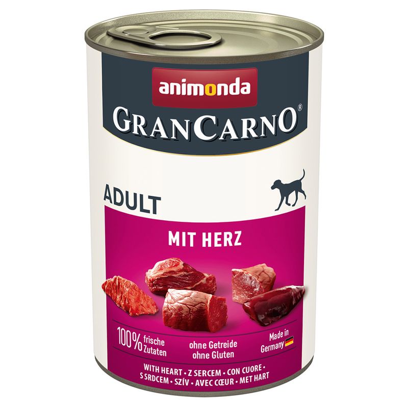 animonda GranCarno Original Adult 12 x 400g Salmon & Spinach