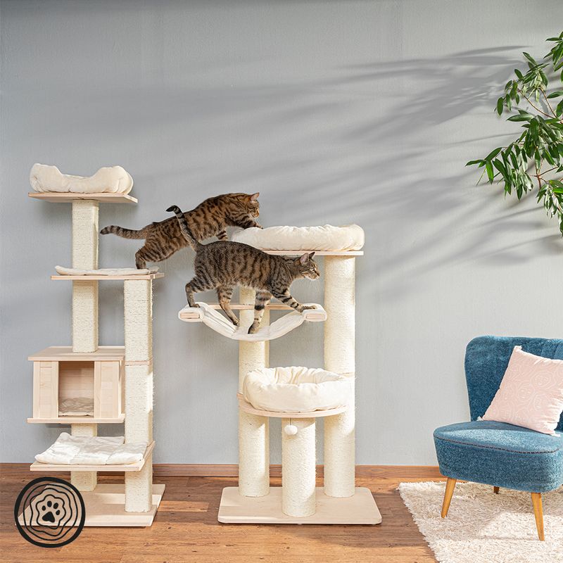 Natural Paradise Scratching Tree - Orchid Vanda L Cream